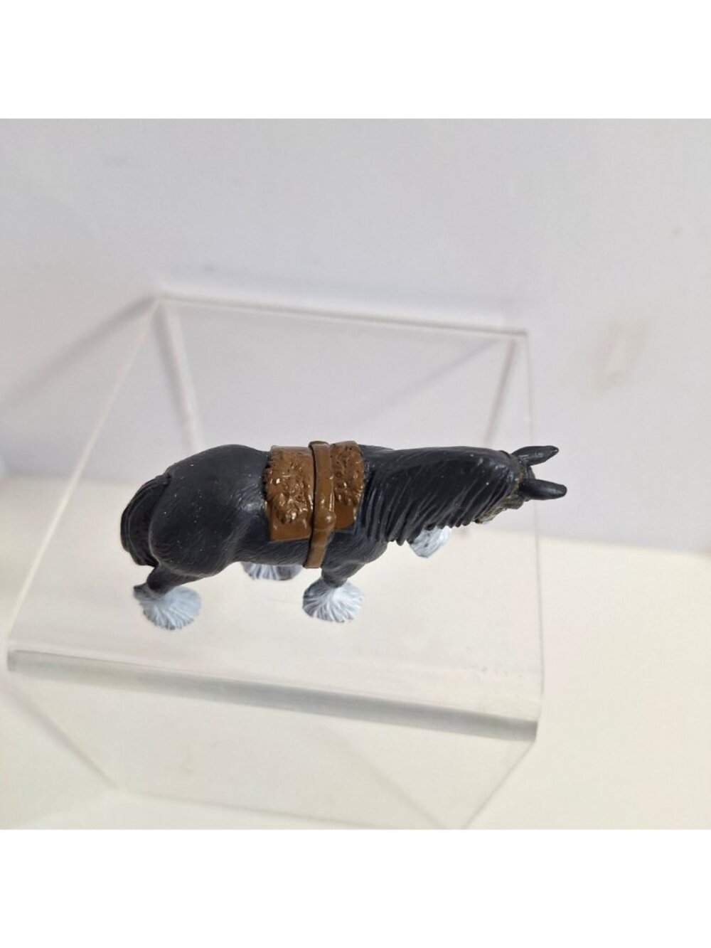 Angus Disney Brave Horse Figure Miniature 3" Black White Cake Topper - Picture 9 of 9